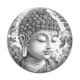Cabochon Verre - bouddha méditation