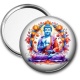 Miroir de poche - bouddha méditation