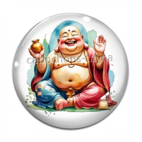 Cabochon Verre - bouddha
