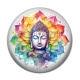 Cabochon Résine - bouddha méditation