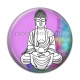 Cabochon Résine - bouddha méditation