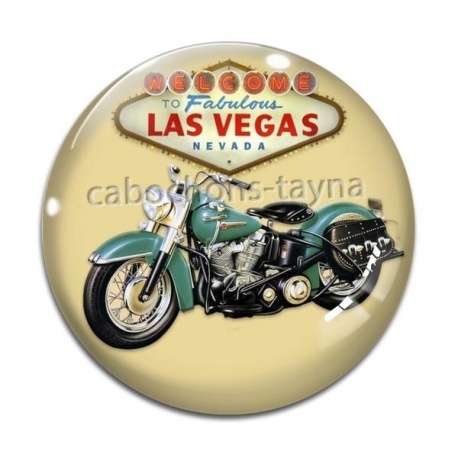 Cabochon Verre - moto