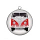 Pendentif Cabochon Argent - van