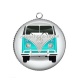 Pendentif Cabochon Argent - van