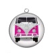 Pendentif Cabochon Argent - van