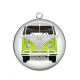 Pendentif Cabochon Argent - van