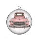 Pendentif Cabochon Argent - voiture