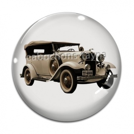Cabochon Verre - voiture
