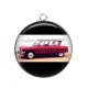 Pendentif Cabochon Argent - voiture