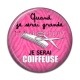 Cabochon Résine - quand je serais grande je serai coiffeuse