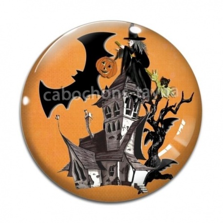 Cabochon Verre - Halloween