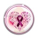 Cabochon Verre - octobre rose