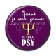 Cabochon Résine - quand je serais grande je serai psy