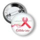 Badge - octobre rose