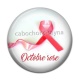 Cabochon Résine - octobre rose