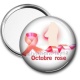 Miroir de poche - octobre rose