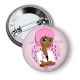 Badge - octobre rose