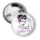 Badge - votre prénom octobre rose