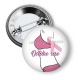 Badge - octobre rose