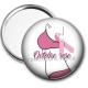 Miroir de poche - octobre rose