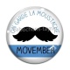 Cabochon Verre - on garde la moustache