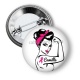 Badge - votre prénom octobre rose
