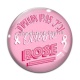 Cabochon Verre - j'peux pas j'ai octobre rose