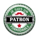 Cabochon Résine - je suis un patron formidable