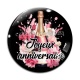 Cabochon Verre - joyeux anniversaire