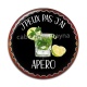 Cabochon Résine - j'peux pas j'ai apéro