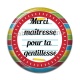 Cabochon Résine - merci maîtresse pour ta gentillesse