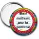 Miroir de poche - merci maîtresse pour ta gentillesse