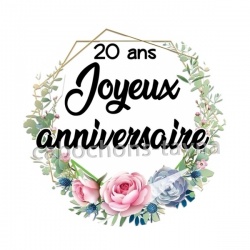 joyeux anniversaire 20 ans