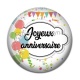 Cabochon Résine - joyeux anniversaire
