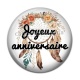 Cabochon Résine - joyeux anniversaire