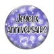 Cabochon Verre - joyeux anniversaire