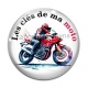 Cabochon Verre - les clés de ma moto