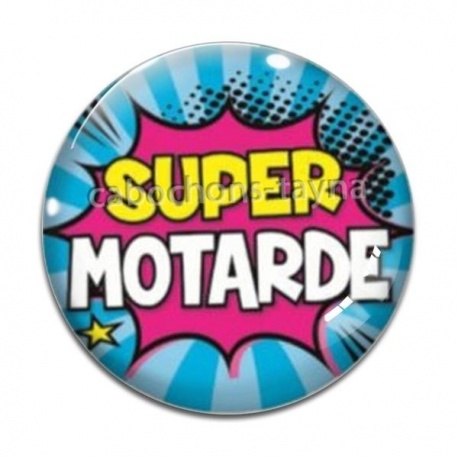 Cabochon Verre - super motarde