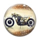 Cabochon Verre - moto