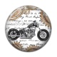 Cabochon Résine - moto