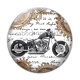 Cabochon Verre - moto