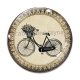 Cabochon Verre - vélo