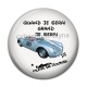Cabochon Résine - quand je serai grand je serai pilote de course