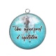 Pendentif Cabochon Argent - prof d'équitation