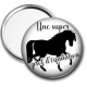 Miroir de poche - une super prof d'équitation