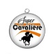 Pendentif Cabochon Argent - super cavalière