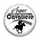 Cabochon Verre - super cavalière