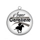 Pendentif Cabochon Argent - super cavalière