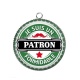 Pendentif Cabochon Argent - je suis un patron formidable