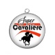 Pendentif Cabochon Argent - super cavalière